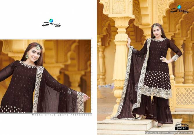 Your Choice Hifi Heavy Festive Wear Georgette Designer Salwar Kameez Collection